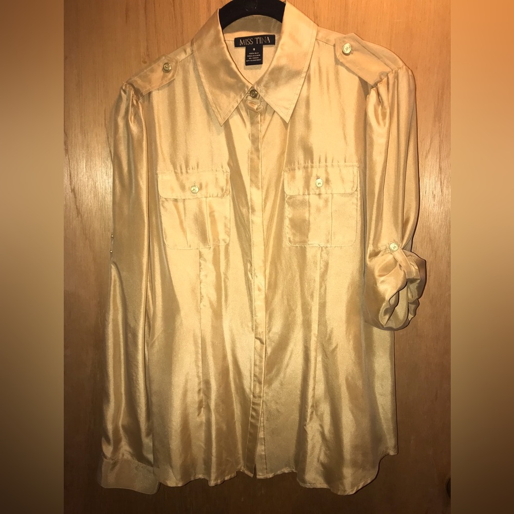 Miss Tina (Knowles) Silk Blouse